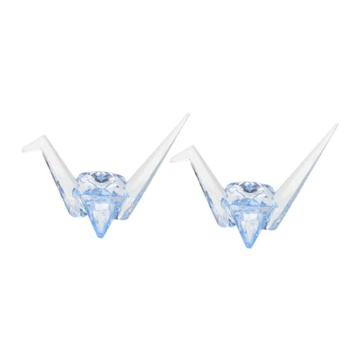 TOPBATHY 2 Stück Transparente Origami Dekoration Teiliges Kreative Kristall Skulptur Robustes Acrylmaterial Kindgerechtes Design für Tisch Regal und Raumdekoration TOPBATHY 2 Stück Transparente Origami Dekoration Teiliges Kreative Kristall Skulptur Robustes Acrylmaterial Kindgerechtes Design für Tisch Regal und Raumdekoration von TOPBATHY