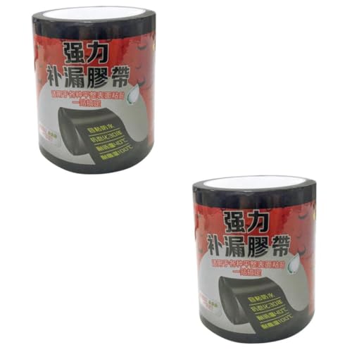 TOPBATHY 2 Stück Wasserdichtes Klebeband Industriedichtband Klebeband reparieren Schwarz TOPBATHY 2 Stück Wasserdichtes Klebeband Industriedichtband Klebeband reparieren Schwarz von TOPBATHY