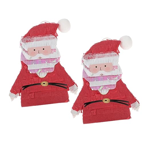TOPBATHY 2 Stück Weihnachtsmann Pinata Dekorative Pinata für Weihnachtsfeiern Gefüllt mit Süßigkeiten für Partys und Festliche Anlässe TOPBATHY 2 Stück Weihnachtsmann Pinata Dekorative Pinata für Weihnachtsfeiern Gefüllt mit Süßigkeiten für Partys und Festliche Anlässe von TOPBATHY