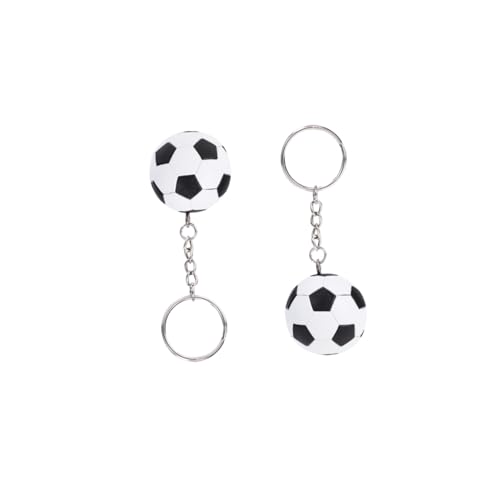 TOPBATHY 2 Stücke Fußball Schlüsselanhänger Metall Schlüsselanhänger Fußball Schlüsselanhänger Kreative Schlüsselanhänger Fußball Schlüsselanhänger Schwarz TOPBATHY 2 Stücke Fußball Schlüsselanhänger Metall Schlüsselanhänger Fußball Schlüsselanhänger Kreative Schlüsselanhänger Fußball Schlüsselanhänger Schwarz von TOPBATHY