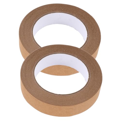 TOPBATHY 2 Stücke Klebeband Hochleistungs-packband Abdeckband Breites Band Rahmenband Packband Aus Papier Sich Bewegendes Band Packband Aus Kraft Braunes Papierband Kraftpapier Brown von TOPBATHY
