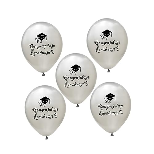 TOPBATHY 20 Stück 12 buchstaben ballons Herzlichen Glückwunsch, Luftballons Accessoires Dekoration Party-Latexballon Abschluss Latexballon Emulsion Abschluss Saison von TOPBATHY