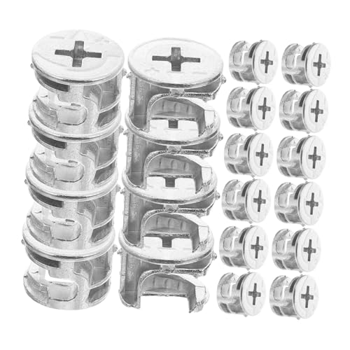 TOPBATHY 20 Stück Teiliges Metall Möbelverbinder Exzenter Nocken Verbindungsnüsse Schrauben für Schrank Tisch und Kleiderschrank Montage Vielseitige Möbelbeschläge Zubehör TOPBATHY 20 Stück Teiliges Metall Möbelverbinder Exzenter Nocken Verbindungsnüsse Schrauben für Schrank Tisch und Kleiderschrank Montage Vielseitige Möbelbeschläge Zubehör von TOPBATHY