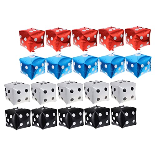 TOPBATHY 20 Stück Würfel Luftballons Aluminiumfolie Rot Blau Dekoration für Themenpartys Spielaktivitäten Festliche für Kindergeburtstage TOPBATHY 20 Stück Würfel Luftballons Aluminiumfolie Rot Blau Dekoration für Themenpartys Spielaktivitäten Festliche für Kindergeburtstage von TOPBATHY