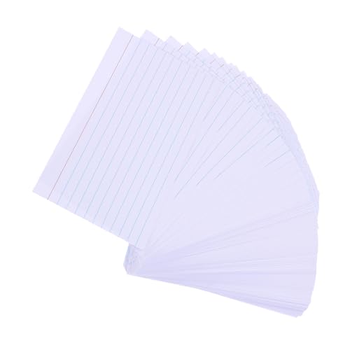 TOPBATHY 200 Stück Karteikarten Notizblock Schwere Lernkarten Memokarten Lernkarten Tragbare Lernkarten Büro Karteikarten Große Notizkarten Notizkarten Mit Blanker Rückseite Papier TOPBATHY 200 Stück Karteikarten Notizblock Schwere Lernkarten Memokarten Lernkarten Tragbare Lernkarten Büro Karteikarten Große Notizkarten Notizkarten Mit Blanker Rückseite Papier von TOPBATHY