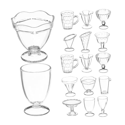 TOPBATHY 24 Stück Essens- und Spielbecher Schüssel Pappbecher-Party Dessertbecher Behälter Tasse kreativ besteck Miniatur-Puppenhauszubehör Mini-Hauswasserbecher Plastik TOPBATHY 24 Stück Essens- und Spielbecher Schüssel Pappbecher-Party Dessertbecher Behälter Tasse kreativ besteck Miniatur-Puppenhauszubehör Mini-Hauswasserbecher Plastik von TOPBATHY
