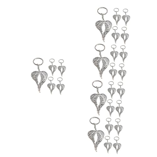 TOPBATHY 25 Stk Schlüsselanhänger exquisite Taschenanhänger metallisches Portemonnaie Ornament das Geschenk Ringe dekorative Autobehänge entzückende Schlüsseldekore Mode schmücken Amulett von TOPBATHY