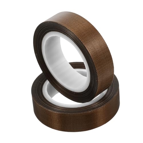 TOPBATHY 2Rollen Ptfe Dichtungsband Für Vakuumierer Hochtemperaturbeständiges Klebeband Hitzebeständig Isolierend Für Küchen Verpackungsanwendungen von TOPBATHY