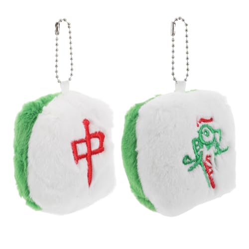 TOPBATHY 2St Mahjong-Anhänger Sporthalterung langes Abzeichen Pad-Adapter lustige schlüsselanhänger freundschaftsgeschenk Plüsch-Schlüsselbund- Mini-Schlüsselanhänger kurzer Plüsch TOPBATHY 2St Mahjong-Anhänger Sporthalterung langes Abzeichen Pad-Adapter lustige schlüsselanhänger freundschaftsgeschenk Plüsch-Schlüsselbund- Mini-Schlüsselanhänger kurzer Plüsch von TOPBATHY