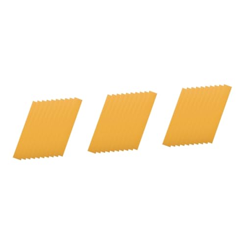 TOPBATHY 3 Sätze Doppelseitiges Klebeband Streifen Handwerk Doppelseiten Band Werkzeug Starkes Doppelseitiges Band Doppelseitig Klebrig Pvc Yellow 10 Stück * 3 von TOPBATHY