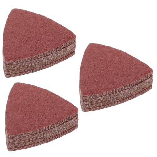TOPBATHY 3 Sätze Sandpapier Oszillierendes Schleifpad Streugut Unterlage Schleifen Dreieck-schleifpad Schleifpapier Für Elektrische Schleifpads Schleifpapier Beflocken 20 Stück * 3 von TOPBATHY