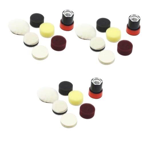 TOPBATHY 3 Sätze Teiliges Polierschwamm Set Selbstklebende Polierpads Für Auto Innenraum Und Lackpflege Mittlerer Und Feiner Wolle Für Effektives Polieren Und Versiegeln 7 Stücke * 3 TOPBATHY 3 Sätze Teiliges Polierschwamm Set Selbstklebende Polierpads Für Auto Innenraum Und Lackpflege Mittlerer Und Feiner Wolle Für Effektives Polieren Und Versiegeln 7 Stücke * 3 von TOPBATHY