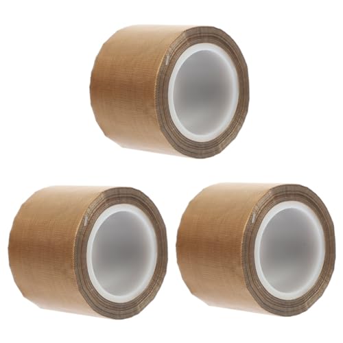 TOPBATHY 3 Stück Hitzebeständiges Klebeband Tuch Wärmeband Hitzebeständiges Transferband Hitzebeständiges Hochtemperaturband Band Mit Hoher Hitze Glasgewebeband Braun Glasfasergewebe TOPBATHY 3 Stück Hitzebeständiges Klebeband Tuch Wärmeband Hitzebeständiges Transferband Hitzebeständiges Hochtemperaturband Band Mit Hoher Hitze Glasgewebeband Braun Glasfasergewebe von TOPBATHY