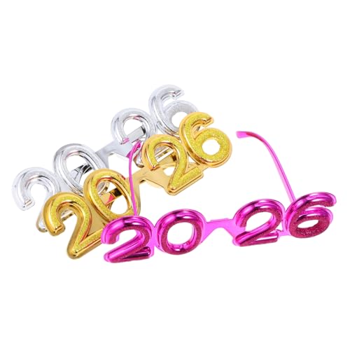 TOPBATHY 3 Stück Lustige Foto Requisiten für Neujahr und Abschlussfeiern aus Robustem für Partys Feiertage und Erinnerungsfotos von TOPBATHY