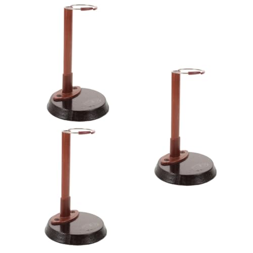 TOPBATHY 3 Stück Puppenständer Puppen Für Anzeige Mädchen Stand Figur Puppenträger Display-ständer Ständer Für Puppen Holz Brown TOPBATHY 3 Stück Puppenständer Puppen Für Anzeige Mädchen Stand Figur Puppenträger Display-ständer Ständer Für Puppen Holz Brown von TOPBATHY