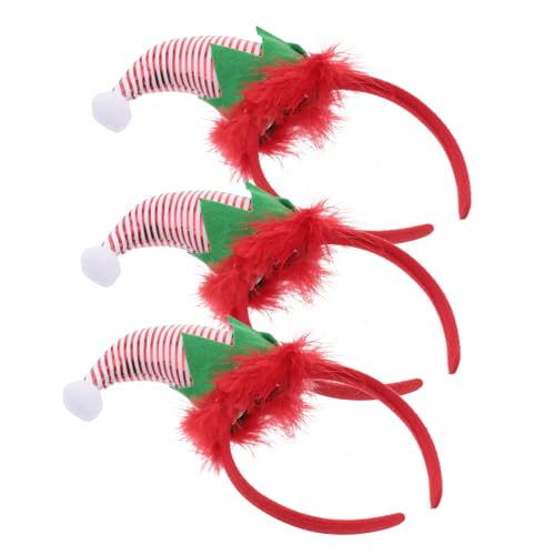 TOPBATHY 3 Stück Weihnachts Stirnband Stirnbänder Für Weihnachts Stirnbänder Cosplay Erwachsene Zubehör Kronenhüte Damen Feiertags Weihnachts Haar Accessoire Weihnachtsmütze TOPBATHY 3 Stück Weihnachts Stirnband Stirnbänder Für Weihnachts Stirnbänder Cosplay Erwachsene Zubehör Kronenhüte Damen Feiertags Weihnachts Haar Accessoire Weihnachtsmütze von TOPBATHY