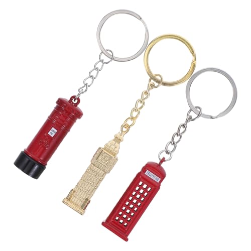 TOPBATHY Niedliches Schlüsselanhänger-set Für Die Reise Telefonzelle Briefkasten Schlüsselanhänger Britisches Souvenir Tragbarer Schlüsselanhänger TOPBATHY Niedliches Schlüsselanhänger-set Für Die Reise Telefonzelle Briefkasten Schlüsselanhänger Britisches Souvenir Tragbarer Schlüsselanhänger von TOPBATHY