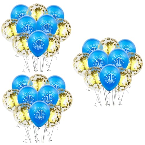 TOPBATHY Partyballons 30 Stück Emulsionskonfetti Für Kinder Zahlenballons von TOPBATHY