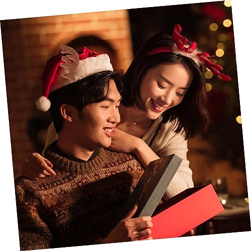 TOPBATHY 30 Stück Teiliges Stoff Hirschgeweih Dekoration DIY Haarreif Bastelset Weiche Filz Rentiergeweihe für Weihnachten Einfache Montage Festliche Party Deko für Kreative und Bastelfans TOPBATHY 30 Stück Teiliges Stoff Hirschgeweih Dekoration DIY Haarreif Bastelset Weiche Filz Rentiergeweihe für Weihnachten Einfache Montage Festliche Party Deko für Kreative und Bastelfans von TOPBATHY