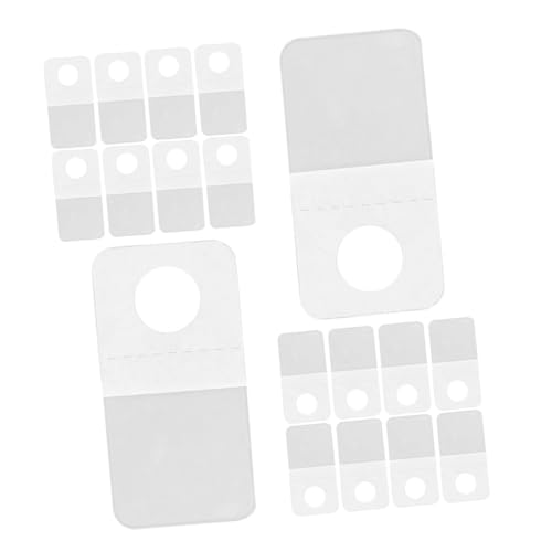 TOPBATHY 300 Stück Transparenter Etikettenhaken transparente Klebelaschen zum Aufhängen selbstklebende Bilderhaken klebrige Registerkarten löschen Hängeetiketten für den Einzelhandel PVC TOPBATHY 300 Stück Transparenter Etikettenhaken transparente Klebelaschen zum Aufhängen selbstklebende Bilderhaken klebrige Registerkarten löschen Hängeetiketten für den Einzelhandel PVC von TOPBATHY