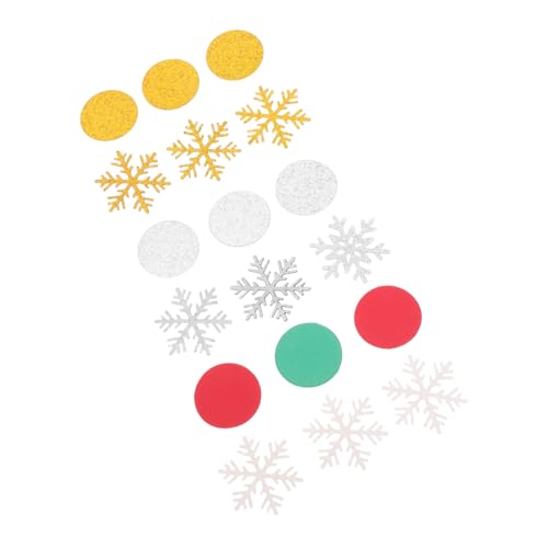 TOPBATHY 300 Stück Weihnachtskonfetti Schneeflocken Glitter Papierstreu Deko für Festliche Anlässe Winter Party Tischstreuer Rot Grün Gold Silber Set TOPBATHY 300 Stück Weihnachtskonfetti Schneeflocken Glitter Papierstreu Deko für Festliche Anlässe Winter Party Tischstreuer Rot Grün Gold Silber Set von TOPBATHY