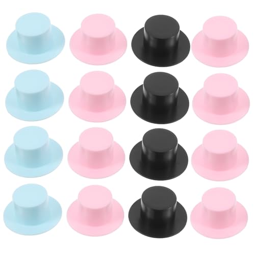TOPBATHY 30 Stück Mini-weihnachtshüte Zylinder Für Bastelarbeiten Schneemann-ornamente Party-dekorationen Clown-hut-set von TOPBATHY