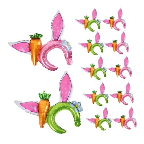 TOPBATHY Osterhasen Ohren Kostüm Ballonohren Mütze Für Kinder Karneval Accessoire von TOPBATHY