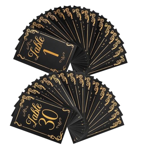 TOPBATHY 31 Stück Hochwertige Teiliges Tischkarten für Hochzeiten Platzkartenhalter Wiederverwendbare Tischnummern für Tischdekorationen und Anlässe für Events und Feiern TOPBATHY 31 Stück Hochwertige Teiliges Tischkarten für Hochzeiten Platzkartenhalter Wiederverwendbare Tischnummern für Tischdekorationen und Anlässe für Events und Feiern von TOPBATHY