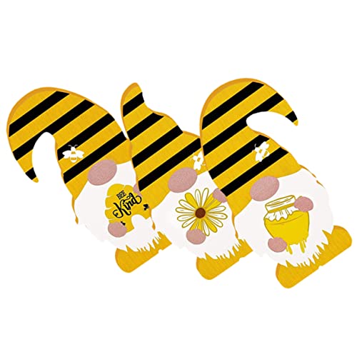 TOPBATHY 3St Biene ohne Gesicht kosmetische Vitrine Serviettengirlande schwarzer Tisch Gadget-Dekoration Länderzeichen festliches Gnom-Bienenschild osterparty gefallen Bürodekor PVC-Platte TOPBATHY 3St Biene ohne Gesicht kosmetische Vitrine Serviettengirlande schwarzer Tisch Gadget-Dekoration Länderzeichen festliches Gnom-Bienenschild osterparty gefallen Bürodekor PVC-Platte von TOPBATHY
