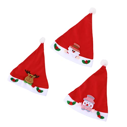 TOPBATHY 3st Weihnachtsroter Hut Weihnachtskopfbedeckung Neuheit Weihnachtsmütze Lustige Weihnachten Kindermützen Partyhüte Für Partyhüte Für Erwachsene Rote Hüte Gezogenes Tuch TOPBATHY 3st Weihnachtsroter Hut Weihnachtskopfbedeckung Neuheit Weihnachtsmütze Lustige Weihnachten Kindermützen Partyhüte Für Partyhüte Für Erwachsene Rote Hüte Gezogenes Tuch von TOPBATHY