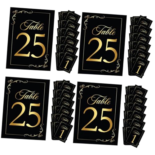TOPBATHY 4 Sätze Tischkarte Digitale Karte Hochzeiten Name Schwarze Tischnummern Gruß Mini Ort Zahlen Für Tabellen Karte Mit Tischnummern Elegante Tischnummerkarten Papierstau 30 Stück * 4 TOPBATHY 4 Sätze Tischkarte Digitale Karte Hochzeiten Name Schwarze Tischnummern Gruß Mini Ort Zahlen Für Tabellen Karte Mit Tischnummern Elegante Tischnummerkarten Papierstau 30 Stück * 4 von TOPBATHY