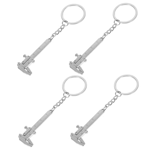 TOPBATHY 4 Stck Mini Schieblehre Schlüsselanhänger aus Langlebigem Zinklegierung Metall Tragbarer Messschieber Anhänger für Präzise Kleine Messungen Kompakt und Vielseitig für Alltag und TOPBATHY 4 Stck Mini Schieblehre Schlüsselanhänger aus Langlebigem Zinklegierung Metall Tragbarer Messschieber Anhänger für Präzise Kleine Messungen Kompakt und Vielseitig für Alltag und von TOPBATHY
