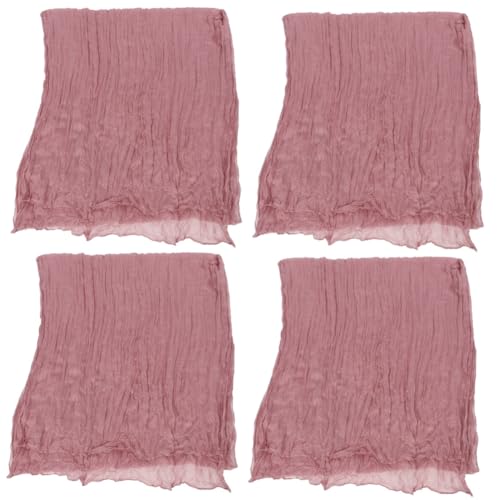 TOPBATHY 4 Stück Böhmische Tischdecke Dekorationen Zu Party Hochzeit Blumen- Sei Tischläufer Herzstück Tischdekoration Esstischdekor Romantische Tischdekoration Polyester (Polyester) von TOPBATHY