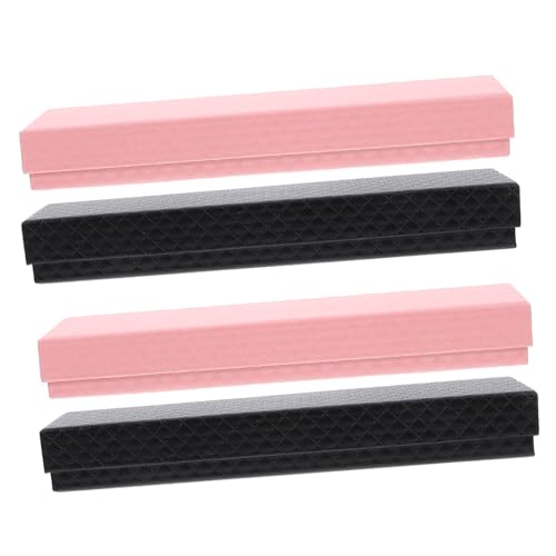TOPBATHY 4 Stück Boxen Schmuck-geschenkbox Halskette Klein Für Schmuckschatullen Verpackung Mehrere Rosa Mädchen Led Fächer Schmuck Veranstalter Reisen Stifteboxen Karton von TOPBATHY