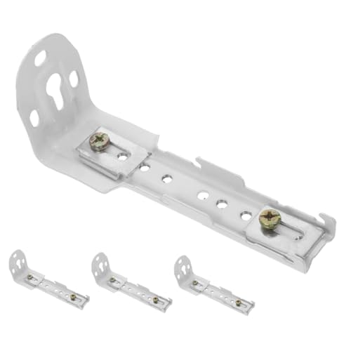 TOPBATHY 4 Stück Doppelvorhangschienen Halterungen für Wandmontage Robuste Vorhangträger für Stabile und Sichere Befestigung für Wohnzimmer und Schlafzimmer TOPBATHY 4 Stück Doppelvorhangschienen Halterungen für Wandmontage Robuste Vorhangträger für Stabile und Sichere Befestigung für Wohnzimmer und Schlafzimmer von TOPBATHY