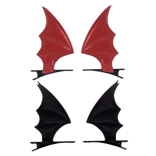 TOPBATHY 4 Stück Halloween Haarspangen Fledermausflügel Haarschmuck für Frauen für Kostüme und Mottopartys Accessoires für Halloween Outfits TOPBATHY 4 Stück Halloween Haarspangen Fledermausflügel Haarschmuck für Frauen für Kostüme und Mottopartys Accessoires für Halloween Outfits von TOPBATHY