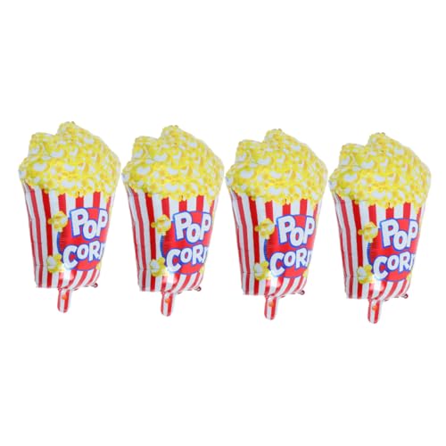 TOPBATHY 4 Stück Popcornballon Popcorn Party Bevorzugt Film-popcorn-ballon Partydekorationen Zum Thema Film Karnevals-geburtstagsparty-dekorationen Popcorn-dekorationen Aluminiumfolie TOPBATHY 4 Stück Popcornballon Popcorn Party Bevorzugt Film-popcorn-ballon Partydekorationen Zum Thema Film Karnevals-geburtstagsparty-dekorationen Popcorn-dekorationen Aluminiumfolie von TOPBATHY