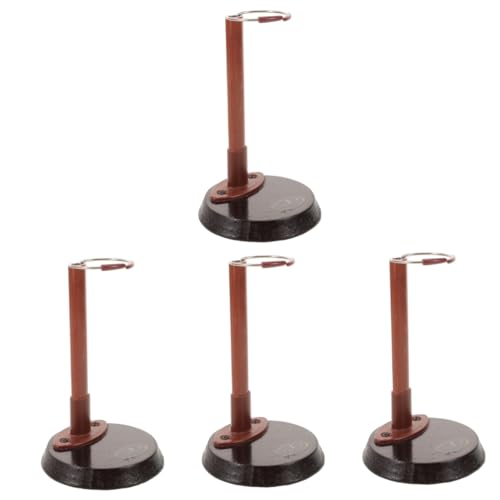TOPBATHY 4 Stück Puppenständer Anzeige Figur Stand Puppen Für Puppenträger Mädchen Ständer Für Puppen Display-ständer Brown Plastik TOPBATHY 4 Stück Puppenständer Anzeige Figur Stand Puppen Für Puppenträger Mädchen Ständer Für Puppen Display-ständer Brown Plastik von TOPBATHY