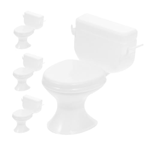 TOPBATHY 4 Stück Teiliges Toilettensitz Kuchenaufsatz Spaßige Mini Toilette für Feierlichkeiten Dekoration für Puppenhaus und Junggesellenabschied Vielseitig und Langlebig TOPBATHY 4 Stück Teiliges Toilettensitz Kuchenaufsatz Spaßige Mini Toilette für Feierlichkeiten Dekoration für Puppenhaus und Junggesellenabschied Vielseitig und Langlebig von TOPBATHY