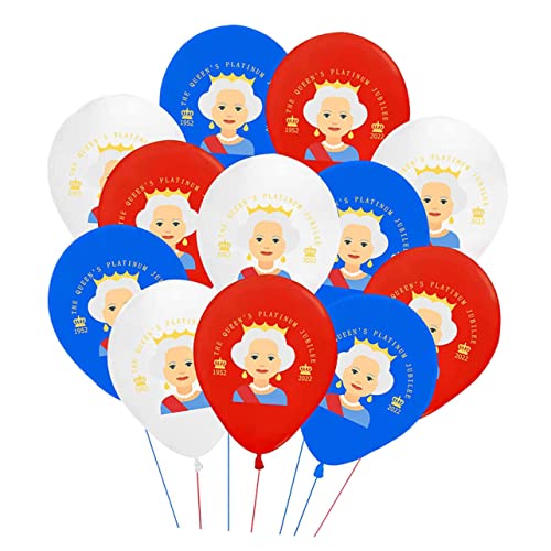 TOPBATHY 40 Stk Ballon der britischen Königin house decoration party decoration Latexballons dekoration party Queen Jubiläumsballons Platinverzierungen Szenenlayout-Sprechblasen Emulsion TOPBATHY 40 Stk Ballon der britischen Königin house decoration party decoration Latexballons dekoration party Queen Jubiläumsballons Platinverzierungen Szenenlayout-Sprechblasen Emulsion von TOPBATHY