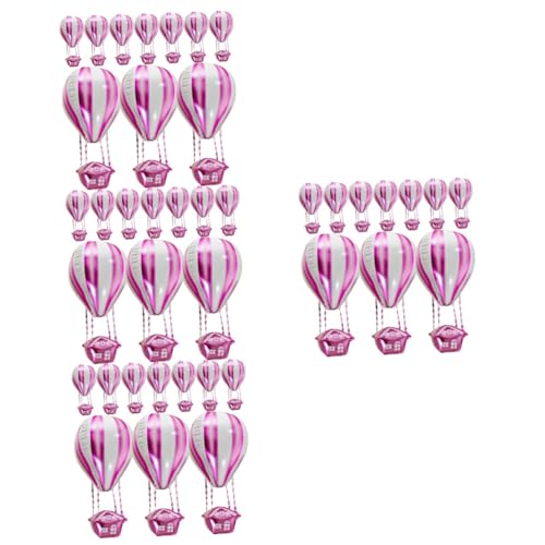 TOPBATHY 40 Stk Heißluftballon Weihnachtsballon Ballon-Heliumtank Luftballons Weihnachtsdekorationen Hochzeitsdekorationen Heliumfolienballons Geburtstagsballon Flugzeug Heliumballon Korb von TOPBATHY