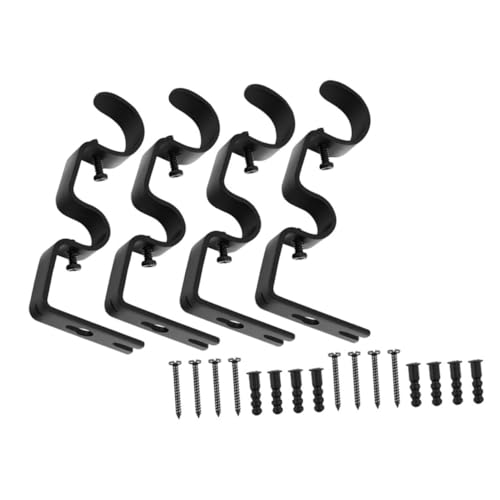 TOPBATHY 4stücke Wandmontierte Gardinenstangenhalterung Einstellbare Halterung Für Vorhänge Und Raffrollos TOPBATHY 4stücke Wandmontierte Gardinenstangenhalterung Einstellbare Halterung Für Vorhänge Und Raffrollos von TOPBATHY