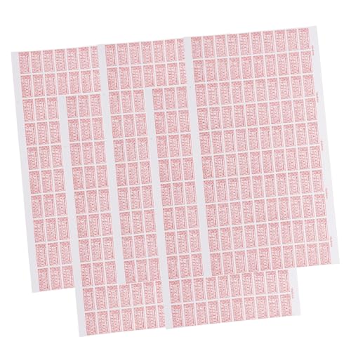 TOPBATHY 5 Blätter Garantieaufkleber Qualitätskontroll-zulassungsaufkleber Achtung Aufkleber Zerbrechliches Klebeband Für Den Versand Klebeetikett Gütesiegel Zur Qualitätssicherung Papier von TOPBATHY