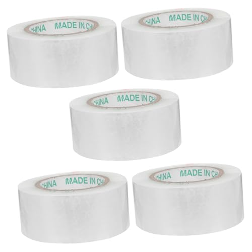 TOPBATHY 5 Rollen Klebeband Zum Verpacken Packband Für Den Umzug Verpackungsband Zum Verschließen Versandband, Hochleistungs-packband Versandklebeband Bopp TOPBATHY 5 Rollen Klebeband Zum Verpacken Packband Für Den Umzug Verpackungsband Zum Verschließen Versandband, Hochleistungs-packband Versandklebeband Bopp von TOPBATHY