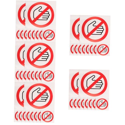 TOPBATHY 5 Sätze Aufkleber Für Warnschilder Erinnerung Kühlschrank Warnung Oh Service Rot Aufkleber Hand Durchgestrichen Sicherheitsschild Selbstklebendes Vinyl 10 Stück * 5 TOPBATHY 5 Sätze Aufkleber Für Warnschilder Erinnerung Kühlschrank Warnung Oh Service Rot Aufkleber Hand Durchgestrichen Sicherheitsschild Selbstklebendes Vinyl 10 Stück * 5 von TOPBATHY