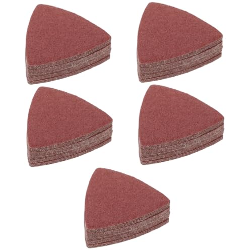 TOPBATHY 5 Sätze Sandpapier Streugut Unterlage Schleifen Dreieck-schleifpad Oszillierendes Schleifpad Weiches Schleifpad Handschleifpad Schleifpapier Beflocken 20 Stück * 5 von TOPBATHY