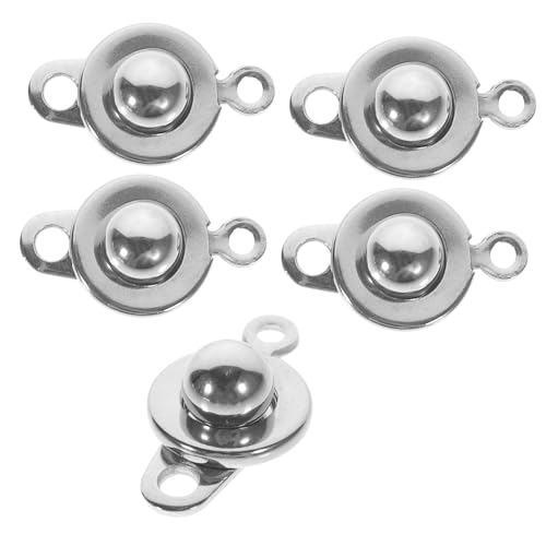 TOPBATHY 5 Stck. Snapverschluss Praktische Schmuckverschlüsse für Diy Projekte Robuste und Sichere Verbindungselemente für und Armbänder TOPBATHY 5 Stck. Snapverschluss Praktische Schmuckverschlüsse für Diy Projekte Robuste und Sichere Verbindungselemente für und Armbänder von TOPBATHY
