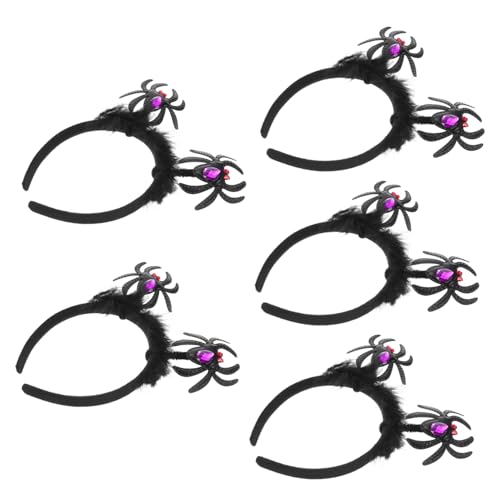 TOPBATHY 5 Stück Halloween-spinne Stirnband Gruselige Stirnbänder Für Frauen Kopfbedeckung Von Frauen Spinnen-stirnband Für Horror-stirnbänder Cosplay-party-stirnbänder Pu TOPBATHY 5 Stück Halloween-spinne Stirnband Gruselige Stirnbänder Für Frauen Kopfbedeckung Von Frauen Spinnen-stirnband Für Horror-stirnbänder Cosplay-party-stirnbänder Pu von TOPBATHY