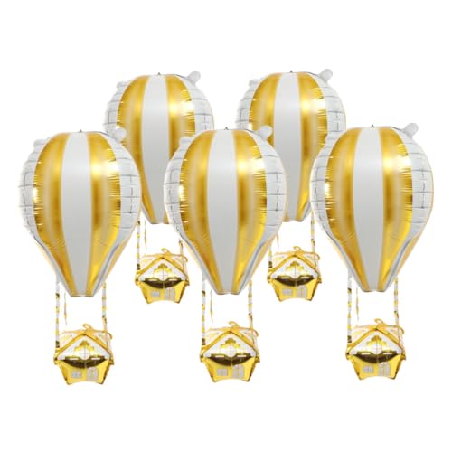 TOPBATHY 5 Stück Heißluftballon Ballonpumpe elektrisch Luftballons Geburtstagsdekoration wasserballon Neonballons hochzeit alufolie Partyballons Dekorative Luftballons Aluminiumfolie Golden TOPBATHY 5 Stück Heißluftballon Ballonpumpe elektrisch Luftballons Geburtstagsdekoration wasserballon Neonballons hochzeit alufolie Partyballons Dekorative Luftballons Aluminiumfolie Golden von TOPBATHY