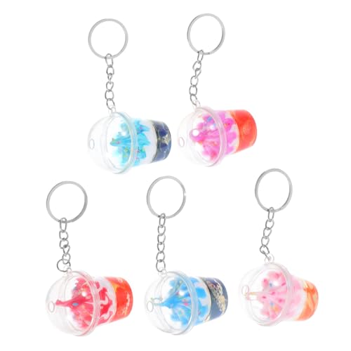 TOPBATHY 5 Stück Mini Eiscreme Schlüsselanhänger Teiliges Süße Dessert Anhänger für Taschen Rucksäcke und Schlüssel Einzigartiges Design aus für Frauen von TOPBATHY